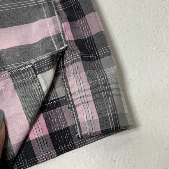 Men's Size Large Browning Pink Country Plaid Hunting Fishing Button Down Shirt - Picture 12 of 12